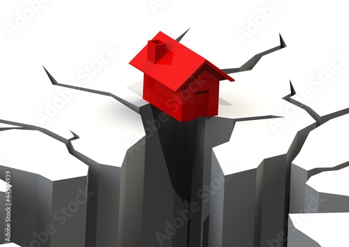 Illustration: Falling real estate Falling real estate