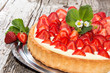 Fresh baked Strawberry Cake