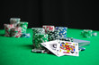 blackjack in a casino