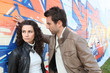 Couple having a disagreement
