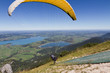 Start zum Gleitschirmflug