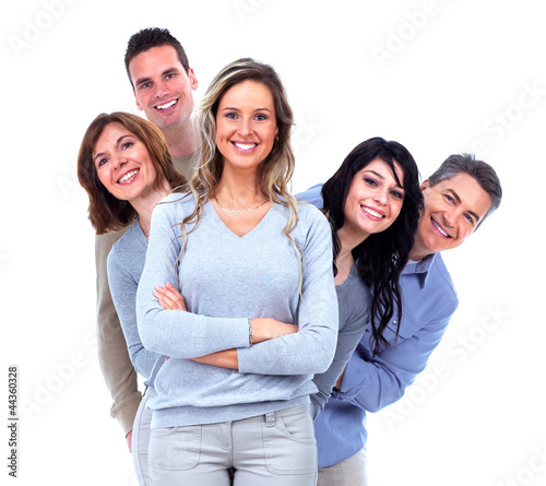 Photo: Group of happy people. Group of happy people.