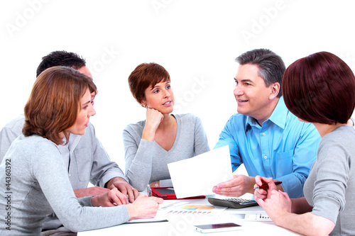 Photo: Group of business people. Group of business people.