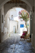 Typical small street in Greece