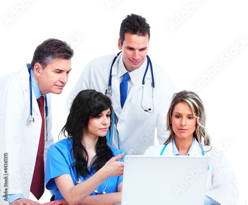 Photo: Medical doctors group. Medical doctors group.