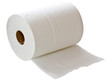 White paper towel roll