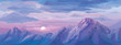 Vector of mountain landscape.