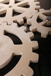 Set of MDS composite gear wheels