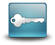 Light Blue 3D Effect Icon "Key / Login Symbol"