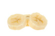 Bananenstücke freigestellt