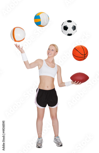Photo: Beautiful young fitness woman Beautiful young fitness woman