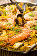 Paella mit Meeresfrüchten