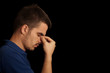 Photo: Man having a headache Man having a headache