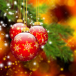 Weihnachtskarte, Christbaumschmuck, Weihnachten, Christmas, Deko