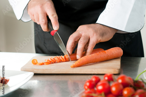 Photo: Cutting carrot Cutting carrot