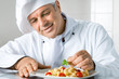 Garnish a gourmet dish