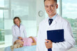 Male clinician