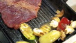 Turkey steak with vegetables