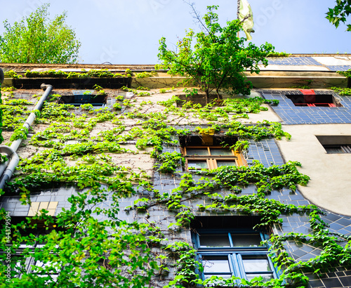 Photo: The Hundertwasser House in Vienna. Austria The Hundertwasser House in Vienna. Austria