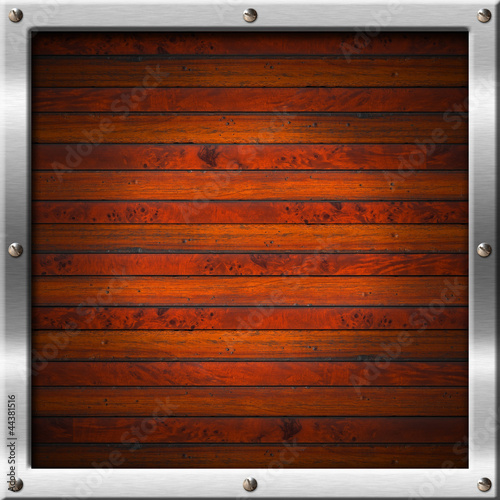 Illustration: Wood and Metal Frame Wood and Metal Frame