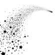 Sternschnuppe, Schwarz, Sterne, funkelnd, Feuerwerk, Silvester