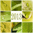 2013, collage gouttes d'eau