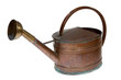 Alte Kupfergießkanne mit Messing Brausekopf