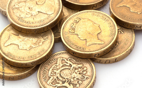 Photo: pound coins pound coins