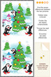 Find the differences Christmas or New Year visual puzzle