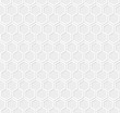 White honeycomb pattern on gray background