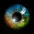 canvas print picture - eye
