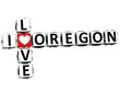 3D I Love Oregon Crossword