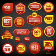Set of vector badges and stickers