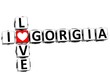 3D I Love Gorgia Crossword