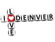 3D I Love Denver Crossword