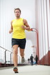 Fit runner running