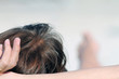 Woman relaxing on beach