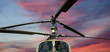 military helicopter closeup