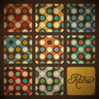 Retro Seamless pattern set.