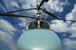 military helicopter closeup