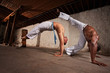 Photo: Two Capoeria Performers Fighting Two Capoeria Performers Fighting