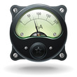 Electronic analog VU signal meter