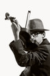 young violinist playing to violin
