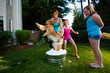 reluctant dog bath