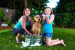 Bath time for the puppy dog