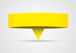 Origami - Bannière papier jaune