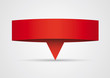 Origami - Bannière papier rouge