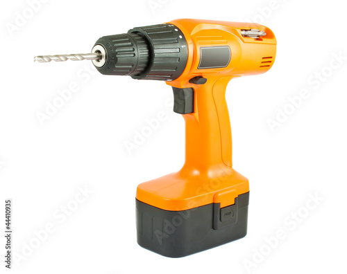 Photo: Orange cordless drill Orange cordless drill
