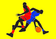 Vector: basket ball player basket ball player