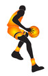 Vector: basket ball player basket ball player